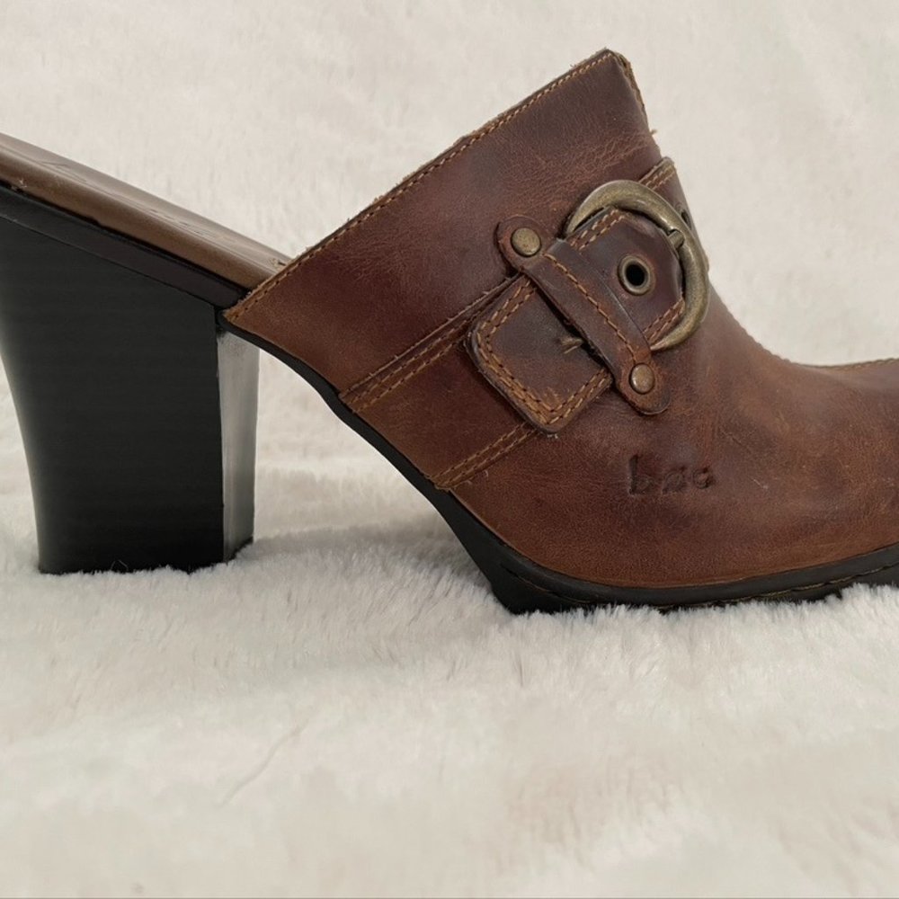 Born Concept Leather Clogs